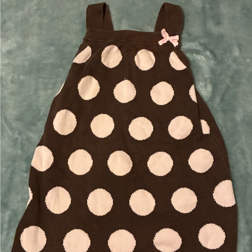 Gymboree Children’s Brown and White Polka Dot Shirt